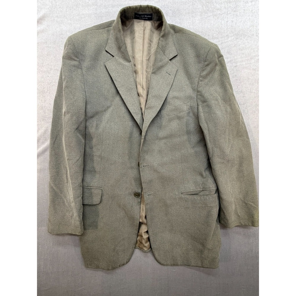 Milano Uomo Gray Men Suit Blazer‎ Size 42S Polynosic Polyester